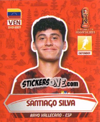 Figurina SANTIAGO SILVA - FIFA U-17 WORLD CUP INDONESIA 2023
 - INNOVA