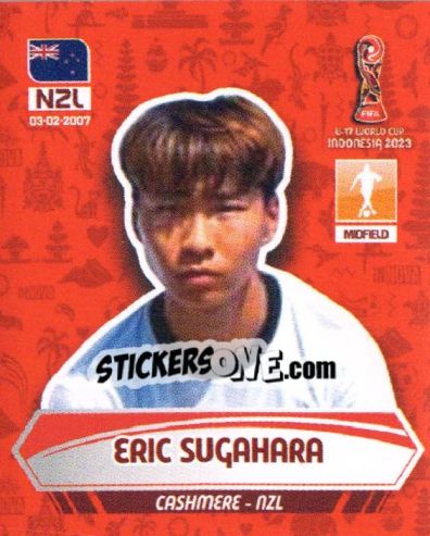Sticker ERIC SUGAHARA - FIFA U-17 WORLD CUP INDONESIA 2023
 - INNOVA