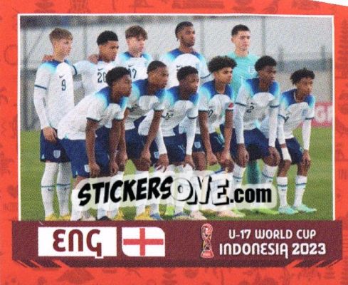 Sticker ENGLAND - FIFA U-17 WORLD CUP INDONESIA 2023
 n. 197 - INNOVA