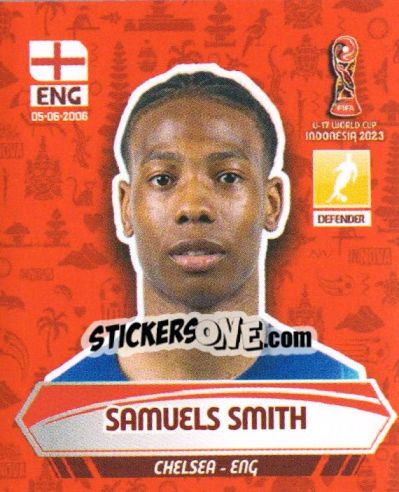 Sticker SAMUELS SMITH - FIFA U-17 WORLD CUP INDONESIA 2023
 - INNOVA