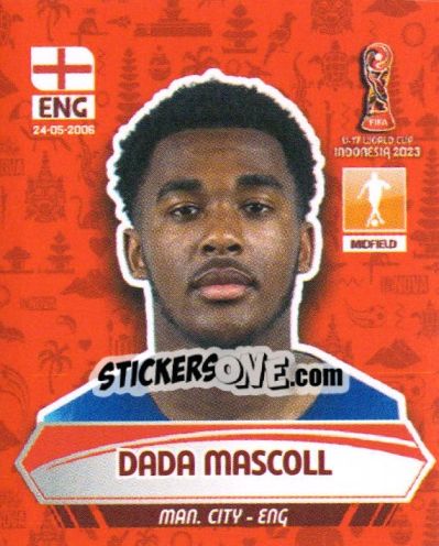 Cromo DADA MASCOLL - FIFA U-17 WORLD CUP INDONESIA 2023
 - INNOVA