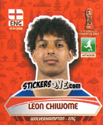 Cromo LEON CHIWOME - FIFA U-17 WORLD CUP INDONESIA 2023
 - INNOVA