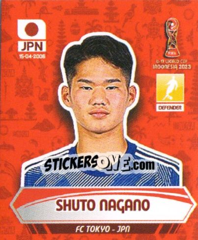 Sticker SHUTO NAGANO