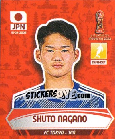 Sticker SHUTO NAGANO - FIFA U-17 WORLD CUP INDONESIA 2023
 n. 221 - INNOVA