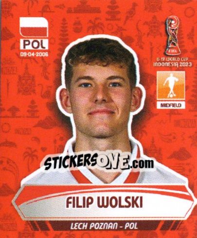 Cromo FILIP WOLSKI - FIFA U-17 WORLD CUP INDONESIA 2023
 - INNOVA