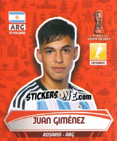 Sticker JUAN GIMENEZ