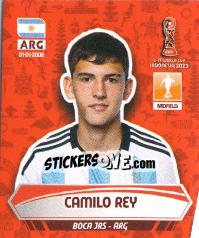 Figurina CAMILO REY - FIFA U-17 WORLD CUP INDONESIA 2023
 - INNOVA