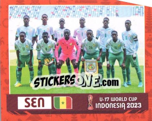 Sticker SENEGAL - FIFA U-17 WORLD CUP INDONESIA 2023
 n. 265 - INNOVA