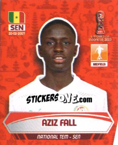 Cromo AZIZ FALL - FIFA U-17 WORLD CUP INDONESIA 2023
 - INNOVA