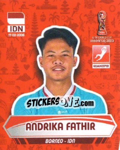 Figurina ADRIKA FATHIR - FIFA U-17 WORLD CUP INDONESIA 2023
 - INNOVA