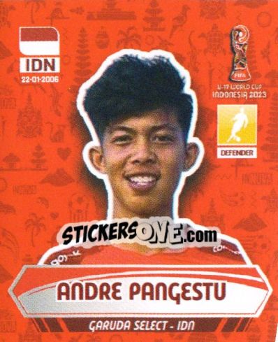 Sticker ADRE PRAGESTU - FIFA U-17 WORLD CUP INDONESIA 2023
 - INNOVA