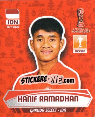Sticker HAIF RAMADHAN - FIFA U-17 WORLD CUP INDONESIA 2023
 - INNOVA