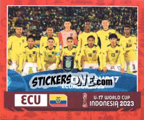 Sticker ECUADOR - FIFA U-17 WORLD CUP INDONESIA 2023
 n. 27 - INNOVA