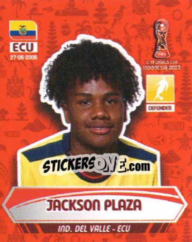 Cromo JACKSON PLAZA - FIFA U-17 WORLD CUP INDONESIA 2023
 - INNOVA