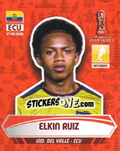 Sticker ELKIN RUIZ - FIFA U-17 WORLD CUP INDONESIA 2023
 - INNOVA