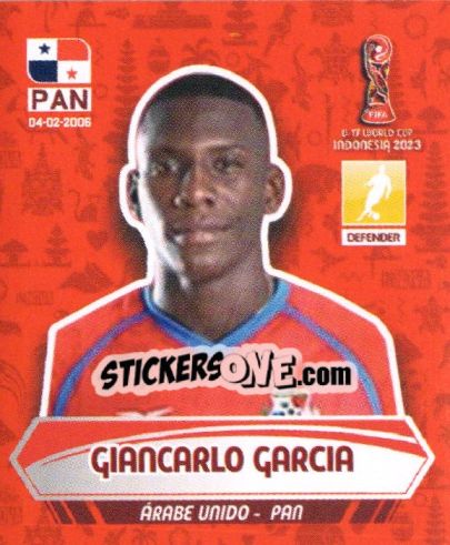 Sticker GIANCARLO GARCIA - FIFA U-17 WORLD CUP INDONESIA 2023
 - INNOVA
