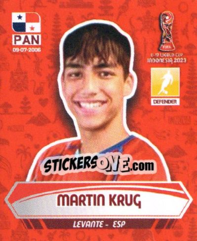 Sticker MARTIN GRUG - FIFA U-17 WORLD CUP INDONESIA 2023
 n. 53 - INNOVA