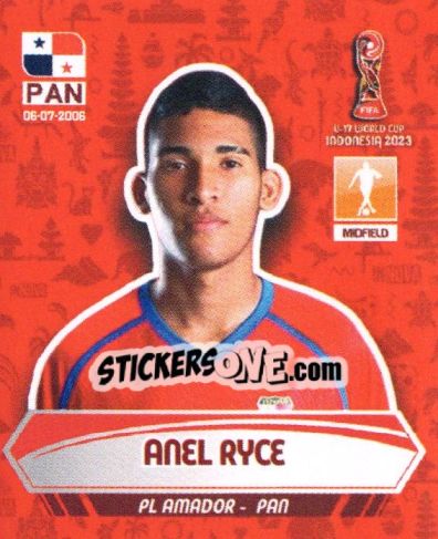 Sticker ANEL RYCE - FIFA U-17 WORLD CUP INDONESIA 2023
 - INNOVA