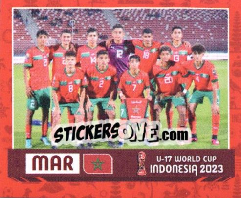 Sticker MAROCCO - FIFA U-17 WORLD CUP INDONESIA 2023
 - INNOVA