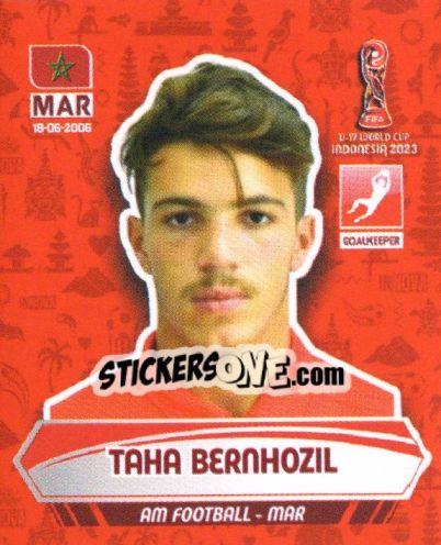 Cromo TAHA BERNHOZIL - FIFA U-17 WORLD CUP INDONESIA 2023
 - INNOVA