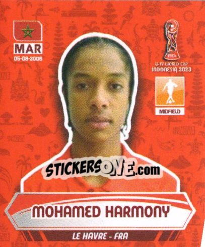 Cromo MOHAMED HARMONY