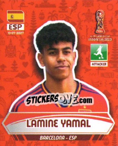 Figurina LAMINE YAMAL - FIFA U-17 WORLD CUP INDONESIA 2023
 - INNOVA