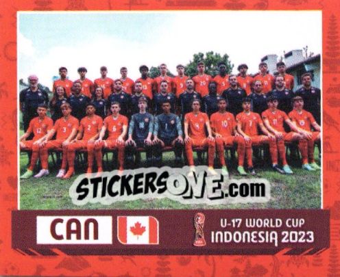 Sticker CANADA - FIFA U-17 WORLD CUP INDONESIA 2023
 - INNOVA