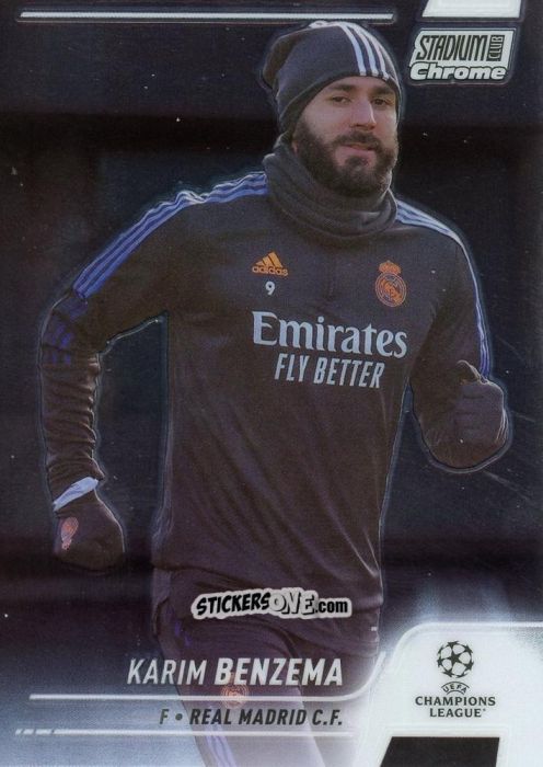 Cromo Karim Benzema - Stadium Club Chrome UEFA Champions League 2021-2022
 n. 68 - Topps