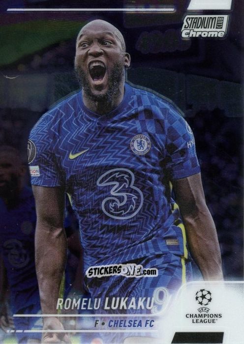 Sticker Romelu Lukaku - Stadium Club Chrome UEFA Champions League 2021-2022
 n. 72 - Topps
