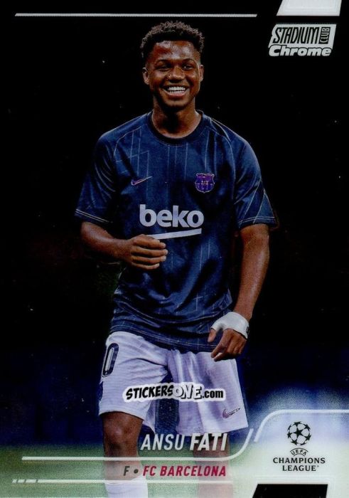 Sticker Ansu Fati - Stadium Club Chrome UEFA Champions League 2021-2022
 n. 73 - Topps