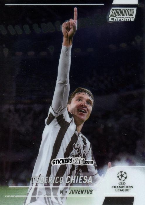 Sticker Federico Chiesa - Stadium Club Chrome UEFA Champions League 2021-2022
 n. 74 - Topps