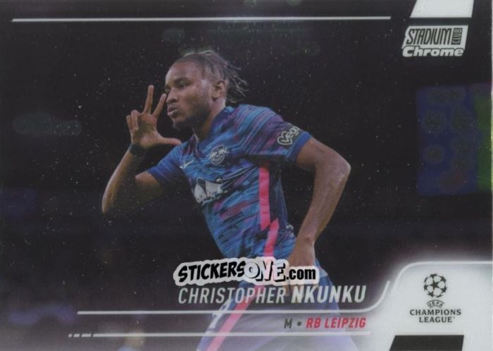 Cromo Christopher Nkunku - Stadium Club Chrome UEFA Champions League 2021-2022
 n. 77 - Topps