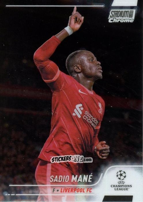 Figurina Sadio Mané - Stadium Club Chrome UEFA Champions League 2021-2022
 n. 82 - Topps
