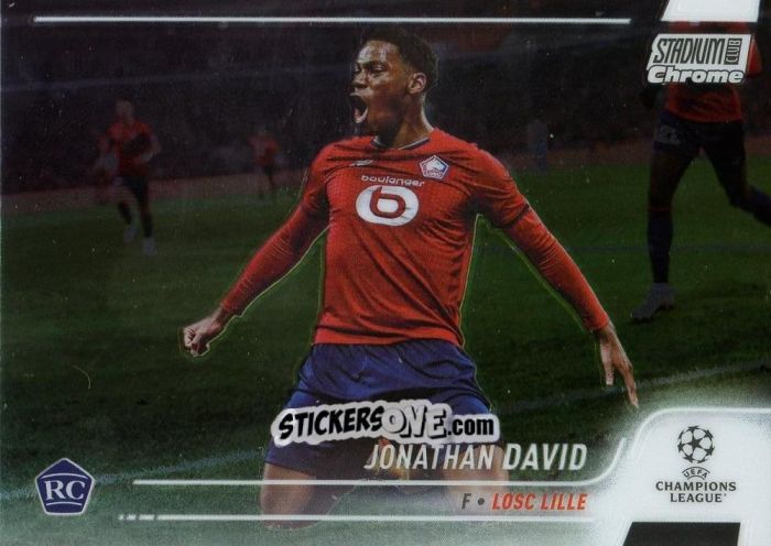 Cromo Jonathan David - Stadium Club Chrome UEFA Champions League 2021-2022
 n. 83 - Topps