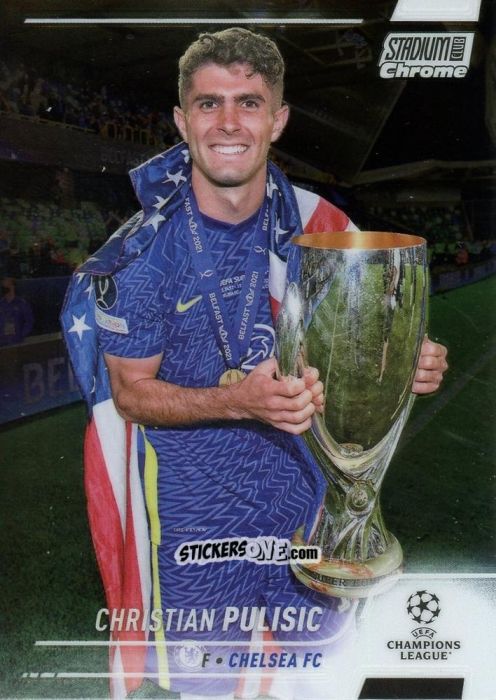 Figurina Christian Pulisic - Stadium Club Chrome UEFA Champions League 2021-2022
 n. 85 - Topps