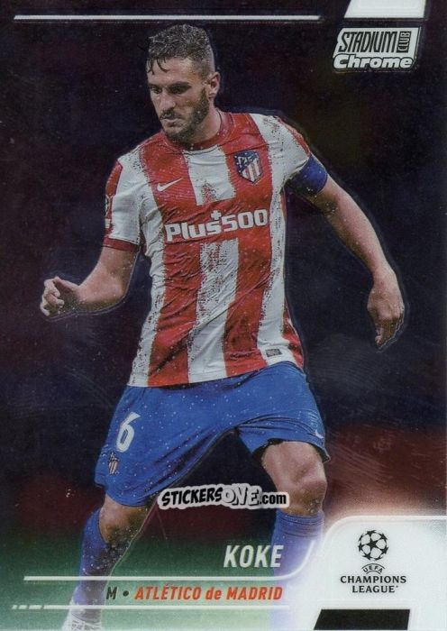 Cromo Koke - Stadium Club Chrome UEFA Champions League 2021-2022
 n. 87 - Topps