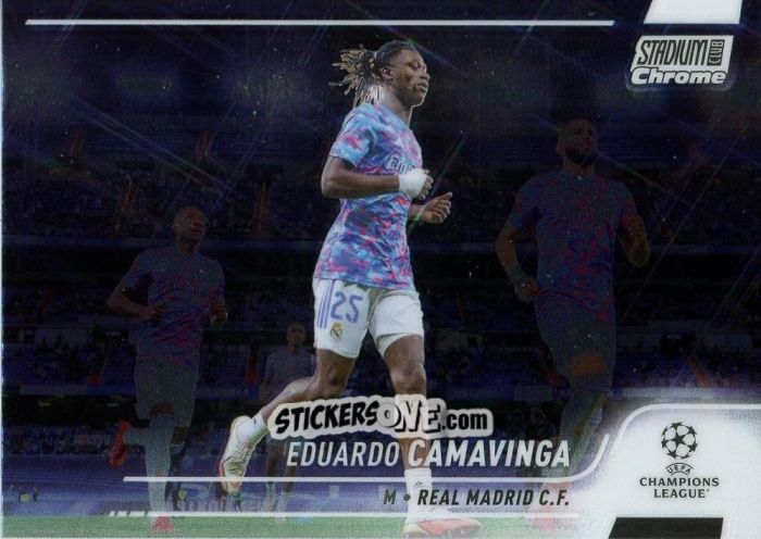 Sticker Eduardo Camavinga - Stadium Club Chrome UEFA Champions League 2021-2022
 n. 89 - Topps