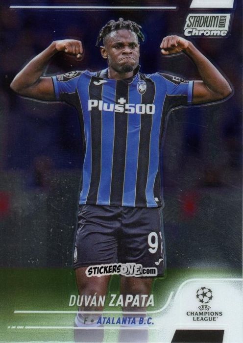 Figurina Duván Zapata - Stadium Club Chrome UEFA Champions League 2021-2022
 n. 91 - Topps