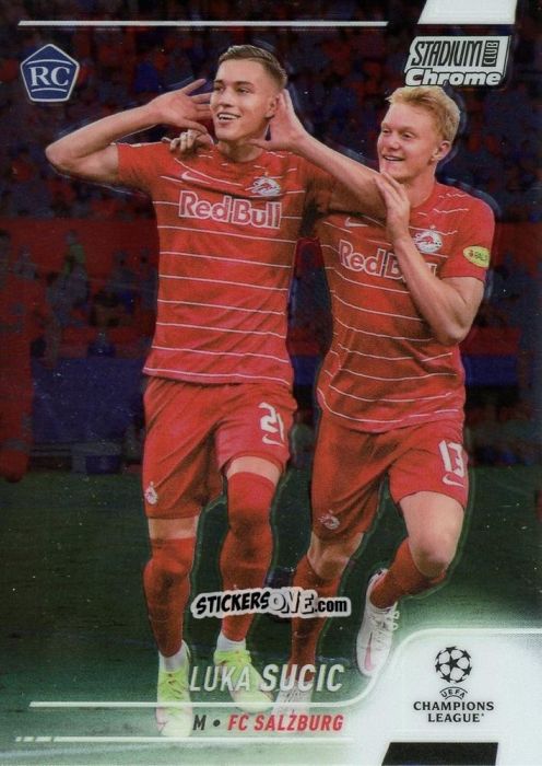 Sticker Luka Sucic - Stadium Club Chrome UEFA Champions League 2021-2022
 n. 93 - Topps
