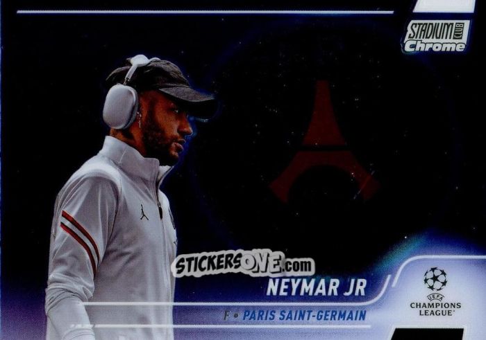 Figurina Neymar Jr - Stadium Club Chrome UEFA Champions League 2021-2022
 n. 100 - Topps