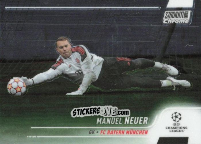 Figurina Manuel Neuer - Stadium Club Chrome UEFA Champions League 2021-2022
 n. 1 - Topps