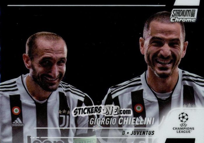 Figurina Giorgio Chiellini - Stadium Club Chrome UEFA Champions League 2021-2022
 n. 3 - Topps