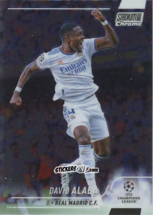 Sticker David Alaba - Stadium Club Chrome UEFA Champions League 2021-2022
 n. 5 - Topps