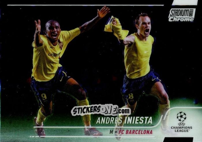 Cromo Andrés Iniesta - Stadium Club Chrome UEFA Champions League 2021-2022
 n. 8 - Topps