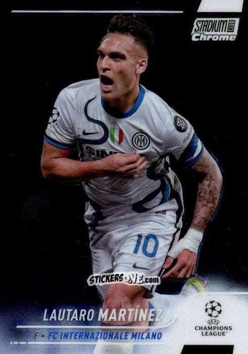 Cromo Lautaro Martínez - Stadium Club Chrome UEFA Champions League 2021-2022
 n. 10 - Topps
