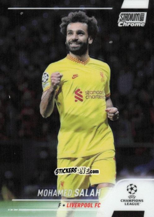 Figurina Mohamed Salah - Stadium Club Chrome UEFA Champions League 2021-2022
 n. 11 - Topps