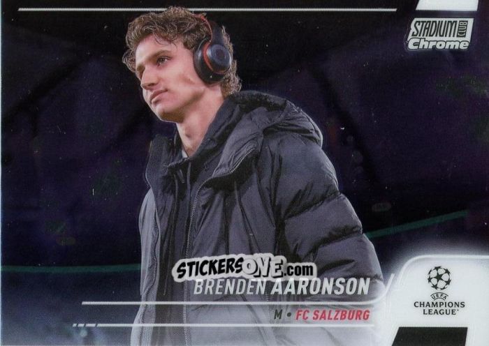 Sticker Brenden Aaronson - Stadium Club Chrome UEFA Champions League 2021-2022
 n. 15 - Topps