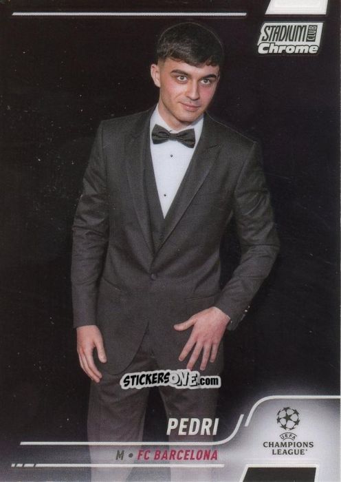 Figurina Pedri - Stadium Club Chrome UEFA Champions League 2021-2022
 n. 16 - Topps