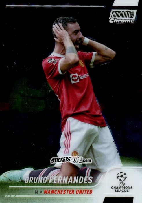 Cromo Bruno Fernandes - Stadium Club Chrome UEFA Champions League 2021-2022
 n. 18 - Topps