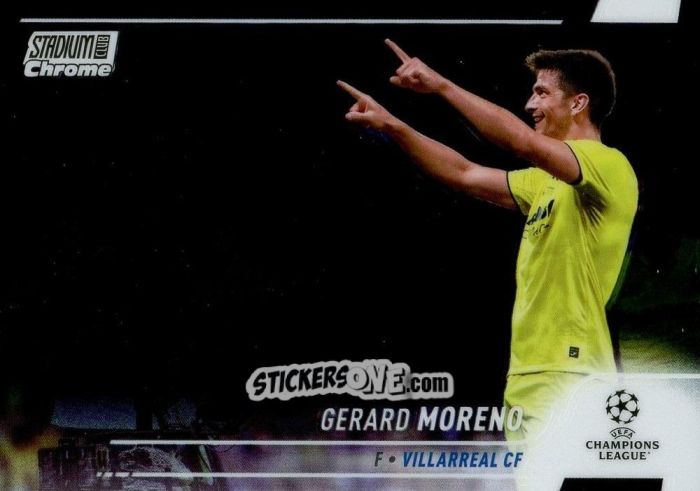 Figurina Gerard Moreno - Stadium Club Chrome UEFA Champions League 2021-2022
 n. 24 - Topps